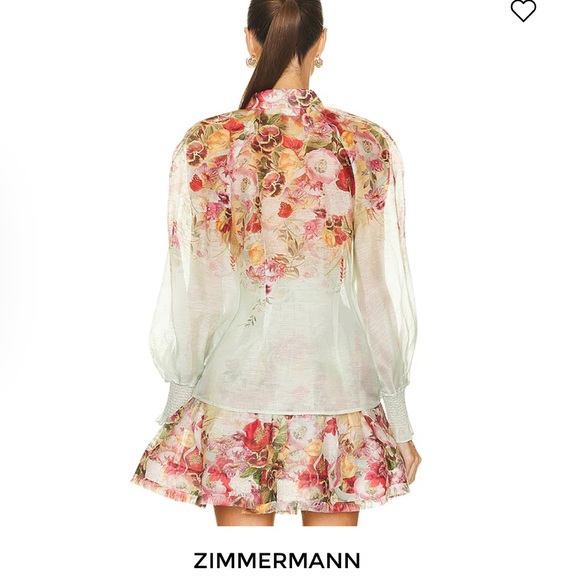 Zimmermann blouse in size 1 ( US 4). Great condition, only wear once. - Picture 3 of 13
